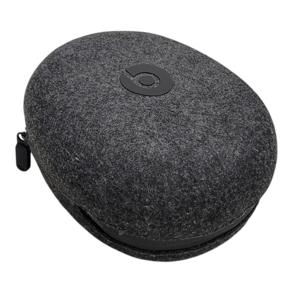 Beats by Dre Solo Pro Gray Fabric Wireless Headphone Zipper Carrying Case OEM